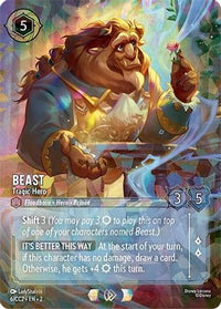 Beast - Tragic Hero (6) Holofoil - Disney Lorcana Promo Cards