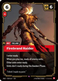 Firebrand Raider (019/167) - Radiance Foil