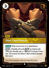 One-Two Punch (121/167) - Radiance Foil