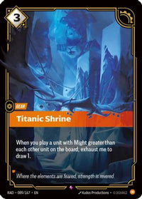 Titanic Shrine (089/167) - Radiance Foil