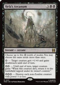 Hela's Arcanum -  Foil (MDD-107) - Marvel: Darkhold Destiny