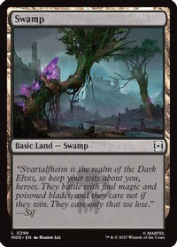 Swamp (0296) -  Foil (MDD-296) - Marvel: Darkhold Destiny