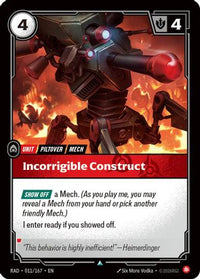 Incorrigible Construct (011/167) - Radiance
