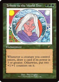 Tribute to the World Tree (Retro Frame) -  (SLD-2708) - Secret Lair Drop Series