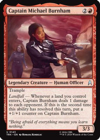 Captain Michael Burnham -  Foil (TRK-143) - Star Trek