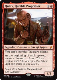 Quark, Humble Proprietor -  Foil (TRK-166) - Star Trek