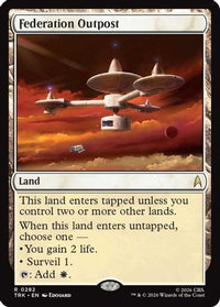 Federation Outpost -  (TRK-282) - Star Trek