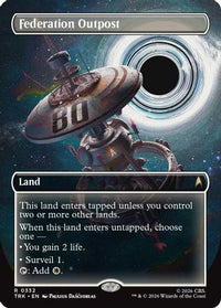 Federation Outpost (Borderless) -  Foil (TRK-332) - Star Trek