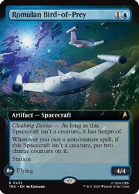 Romulan Bird-of-Prey (Extended Art) -  (TRK-452) - Star Trek