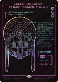 U.S.S. Reliant, From Hell's Heart (Showcase) -  Foil (TRK-552) - Star Trek