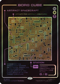 Borg Cube (Showcase) -  Foil (TRK-555) - Star Trek