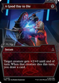 A Good Day to Die (Showcase) -  Foil (TRK-428) - Star Trek