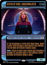 Seven of Nine, Unassimilated (Showcase) -  (TRK-373) - Star Trek