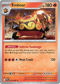Emboar (013/086) [Deck Exclusives] - Rare