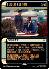 Peace in Our Time (Showcase) -  Foil (TRK-367) - Star Trek