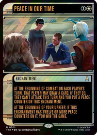 Peace in Our Time (Showcase) (Surge Foil) -  Foil (TRK-501) - Star Trek