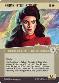 Saavik, Stoic Student (Showcase) (Surge Foil) -  Foil (TRK-530) - Star Trek