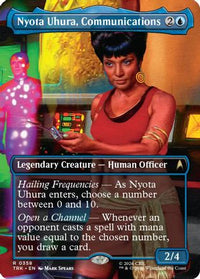 Nyota Uhura, Communications Officer (Borderless) -  Foil (TRK-358) - Star Trek