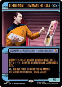 Lieutenant Commander Data (Showcase) -  Foil (TRK-371) - Star Trek