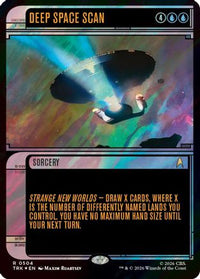 Deep Space Scan (Showcase) (Surge Foil) -  Foil (TRK-504) - Star Trek