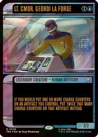 Lt. Cmdr. Geordi La Forge (Showcase) (Surge Foil) -  Foil (TRK-506) - Star Trek