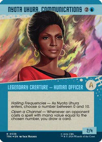 Nyota Uhura, Communications (Showcase) (Surge Foil) -  Foil (TRK-536) - Star Trek