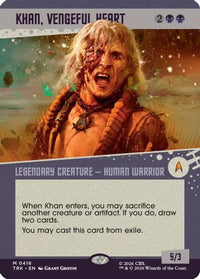 Khan, Vengeful Heart (Showcase) -  Foil (TRK-416) - Star Trek
