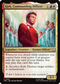 Kirk, Commanding Officer -  Foil (TRK-243) - Star Trek