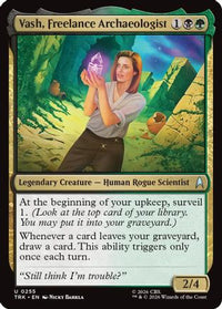 Vash, Freelance Archaeologist -  Foil (TRK-255) - Star Trek