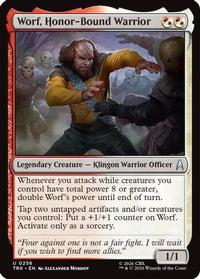 Worf, Honor-Bound Warrior -  (TRK-256) - Star Trek