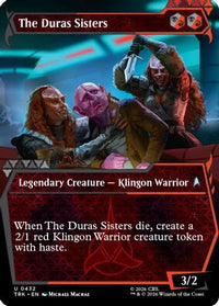 The Duras Sisters (Showcase) -  Foil (TRK-432) - Star Trek