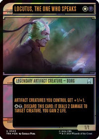 Locutus, the One Who Speaks (Showcase) (Surge Foil) -  Foil (TRK-523) - Star Trek