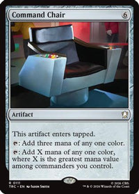 Command Chair (Surge Foil) -  Foil (TRC-111) - Commander: Star Trek