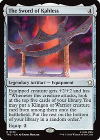 The Sword of Kahless (Surge Foil) -  Foil (TRC-123) - Commander: Star Trek