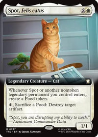 Spot, Felis catus (Extended Art) -  (TRC-237) - Commander: Star Trek