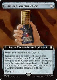 Starfleet Communicator (Extended Art) -  (TRC-356) - Commander: Star Trek