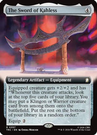 The Sword of Kahless (Extended Art) -  (TRC-357) - Commander: Star Trek