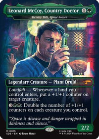 Leonard McCoy, Country Doctor - Bristly Bill, Spine Sower (Borderless) -  Foil (SDS-015) - Star Trek: Stardates