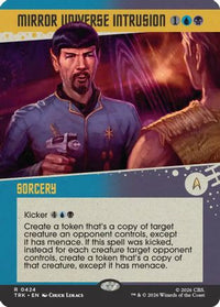 Mirror Universe Intrusion (Showcase) -  Foil (TRK-424) - Star Trek
