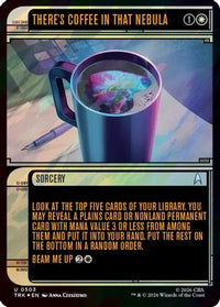 There's Coffee in that Nebula (Showcase) (Surge Foil) -  Foil (TRK-503) - Star Trek