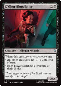 D'Ghor Bloodletter -  Foil (TRK-101) - Star Trek