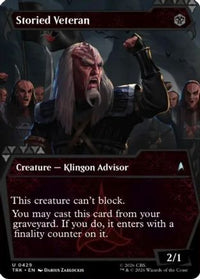 Storied Veteran (Showcase) -  Foil (TRK-429) - Star Trek