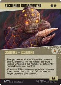 Excalbian Gamemaster (Showcase) (Surge Foil) -  Foil (TRK-527) - Star Trek