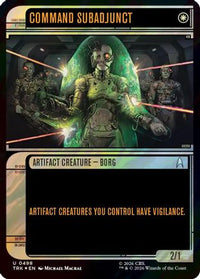 Command Subadjunct (Showcase) (Surge Foil) -  Foil (TRK-498) - Star Trek