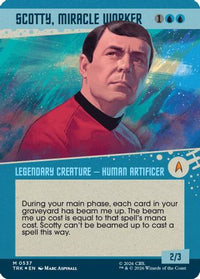 Scotty, Miracle Worker (Showcase) (Surge Foil) -  Foil (TRK-537) - Star Trek