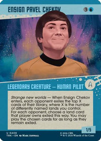 Ensign Pavel Chekov (Showcase) -  Foil (TRK-409) - Star Trek