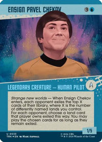 Ensign Pavel Chekov (Showcase) (Surge Foil) -  Foil (TRK-533) - Star Trek