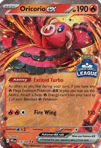 Oricorio ex (Great Ball League) (018/094) [Southeast Asia Exclusives] Holofoil - Double Rare