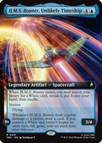 H.M.S. Bounty, Unlikely Timeship (Extended Art) -  Foil (TRK-451) - Star Trek