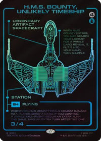 H.M.S. Bounty, Unlikely Timeship (Showcase) (Surge Foil) -  Foil (TRK-551) - Star Trek